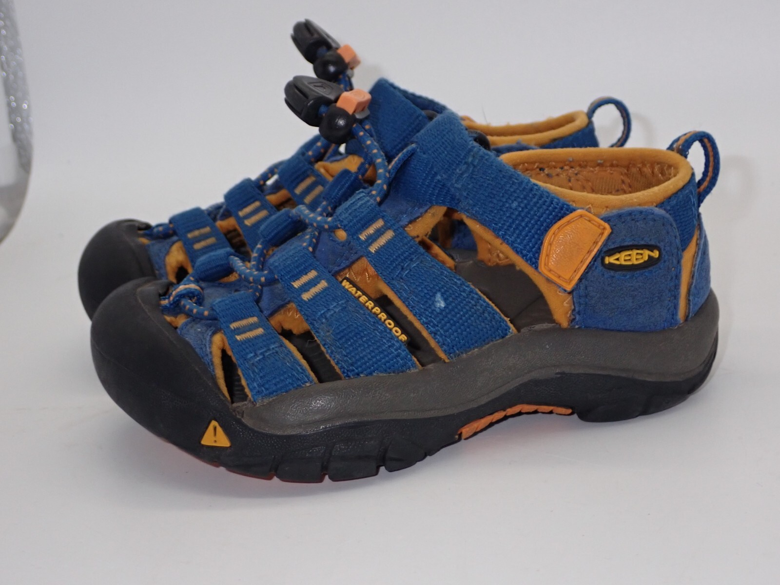 Sandali sportivi Keen Newport Little Boys 5 blu e arancioni scarpa da trekking acqua