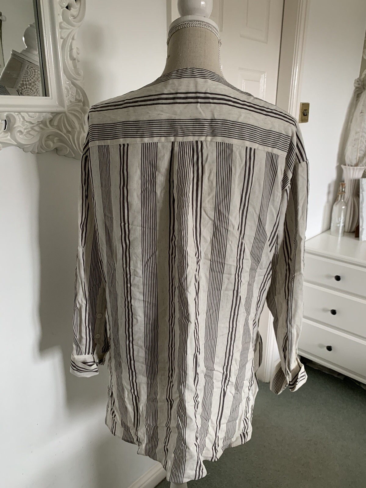 Modern Rarity for John Lewis Wrap Front Striped Blouse Size UK 14/16 RRP £85 New eBay