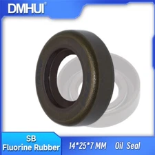 Pressure type oil seal 14×25×7 SB/FKM  Hydraulic pump/motor oil seal