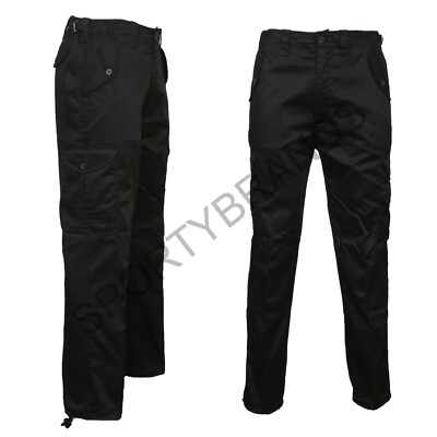 Neue strapazierfähige Herren-Cargotaschenhose mit seitlicher Arbeit Hose Unterteil 30-50 Zoll