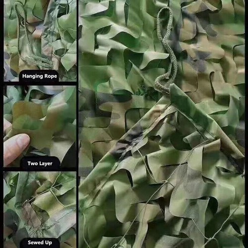 Red de camuflaje militar ultraligera camping jardín tienda lona toldo refugio solar - Imagen 18 de 23