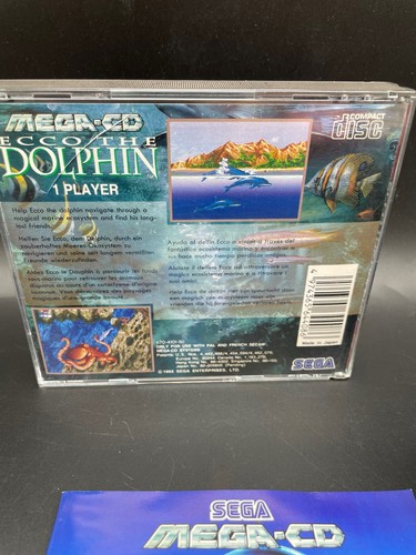 Ecco The Dolphin - SEGA Mega CD (Mega Drive) - EMBALAJE ORIGINAL / EN CAJA - EXCELENTE estado - Imagen 5 de 5