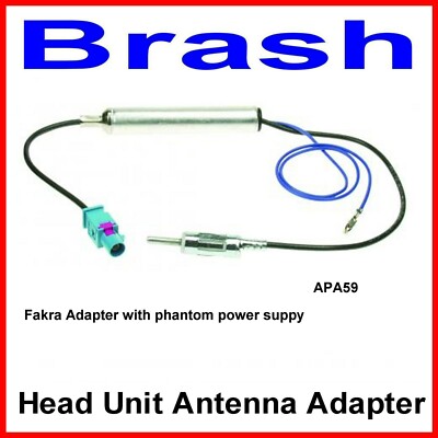 Porsche Cayenne 2008-2010    HEAD UNIT FAKRA ANTENNA ADAPTER 