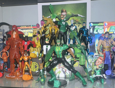 Dc Blackest Night Green Lantern Figure Collection Customs McFarlane Direct READ
