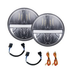 Pair 7inch Round Led Headlights With Drl Turn Signal For Chevy Truck 1947-1957 Pair 7inch Round Led Headlights With Drl Turn Signal For Chevy Truck 1947-1957