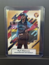 CJ Abrams 2025 Topps Pristine Gold Refractor /50 #259 – Nationals
