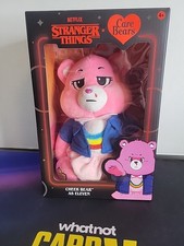 Netflix Care Bears x Stranger Things Cheer Bear as Eleven 12" Plush NEW - IN BOX