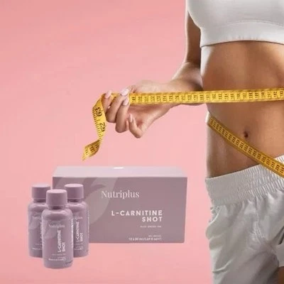 NUTRI-PLUS Nutriplus L-Carnitine Shot with Green Tea Weight Loss Antioxidant Farmasi 15pcs