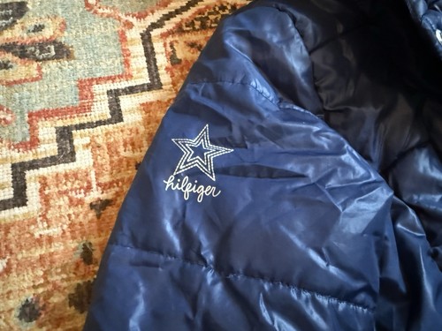Tommy Hilfiger Girls Teen Blue Puffer Size 16 XL Hooded Coat Jacket - Picture 2 of 7