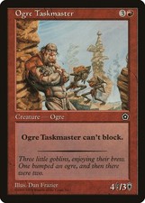Ogre Taskmaster Portal Second Age PLD Red Uncommon MAGIC MTG CARD ABUGames