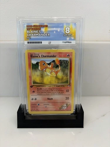 Pokémon TCG Blaine's Charmander 1st Edition Gym Challenge Card 61/132 ACE 8