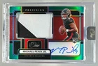 Michael Penix Jr 2024 Panini One #302 Green Precision Rookie Patch Auto RC 37/40