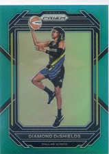 2023 Panini Prizm WNBA DIAMOND DESHIELDS #119 TEAL PRIZM #43/49 WINGS