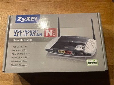 Zyxel DSL-Router N600 Speedlink 5501 Businessrouter All-IP WLAN ISDN-fähig