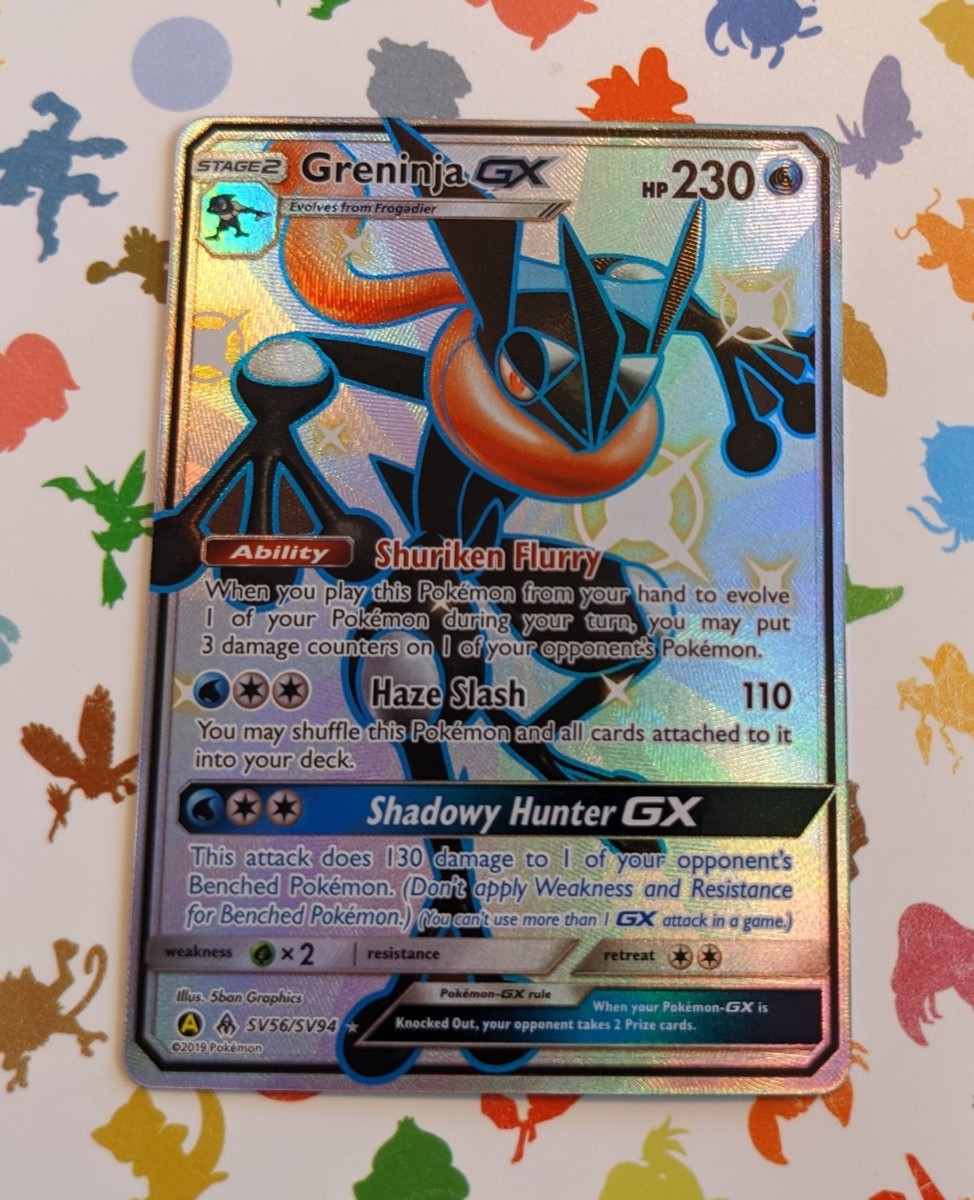 Pokemon TCG Greninja GX SV56/SV94 Hidden Fates Shiny Vault Holo