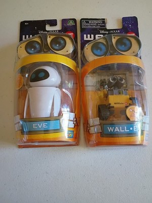 Disney Pixar WALL-E and EVE Thinkway Toys 3'' Figures