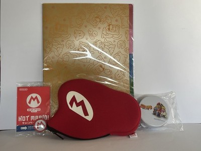 Nintendo Super Mario Club Nintendo Pouch Badge Clear File RPG Sticky Notes Unuse
