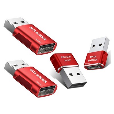 Data Blocker, USB A & USB Data Blocker for Any USB Mobile Quick Charge, Prote