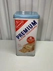 Vintage Nabisco Saltine Premium Crackers Tin W/ Spanish Translation