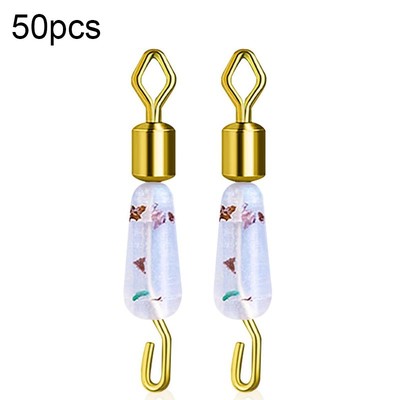 210 Pezzi Girelle Da Pesca In Acciaio Inox Con Moschettoni - Set 5 Misure (2#,4#,5#,6#,8#) Con Contenitore, Rotazione 360°, Resistenza 26-66 Libbre