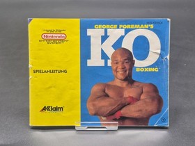 George Foreman's KO Boxing - Nintendo NES Spiel - PAL B - OVP