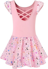 Ballet Leotards for Girls Dance Skirted Leotard Kids Ballet Tutu Dress Toddler S