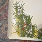 Vintage Vera Neumann Yellow/green flowers/butterflies MCM Serving Tray  — photo 3