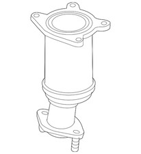 Genuine Mazda Catalytic Converter CA01-20-600C