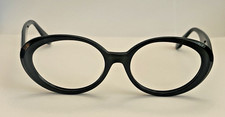 Vintage Optimaxx Roots Madison Ave RC5010 Black Oval Eyeglasses Frame Retro