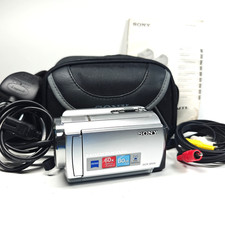 Sony Handycam DCR-SR58E 80GB HDD Camcorder 60x Zoom Compact Video Cam  Extras