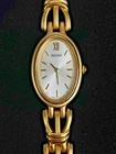 Seiko Watch - Women's 1N00-6H89 Gold Tone Oval Dial Watch
