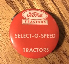 Vintage Celluloid Advertising Tape Measure FORD TRACTORS Xlnt 