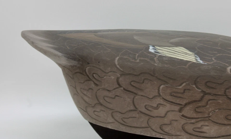 Ken Harris - 14" isca de pato de galinha pato pato pato pato - pintura original - assinado Woodville NY - Imagem 3 de 4