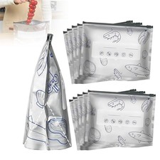 Reusable Aluminum Foil Sealable Storage Bags, 2025 New Resealable Vacuum Zipp...