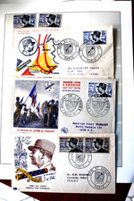 Maréchal de Lattre de Tassigny, 1954, neuf, oblitéré, 3 FDC, N° 982