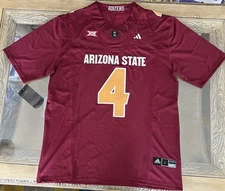 Cam Skattebo Jersey NEW Mens Large Maroon Red Arizona State Sun Giants Ships USA