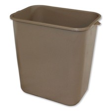 Impact 7702BEI 20-qt. Polyethylene Soft-Sided Wastebasket - Beige New