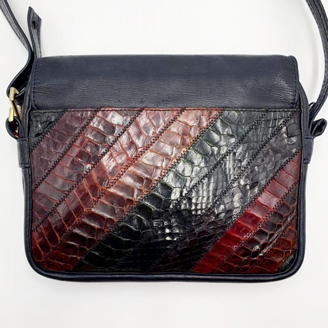 Excellent Condition Longchamp Python Embossed Sho… - image 3