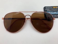 Foster Grant RP 21 01 POLARIZED Digital Devices Pink Aviators METAL SUNGLASSES