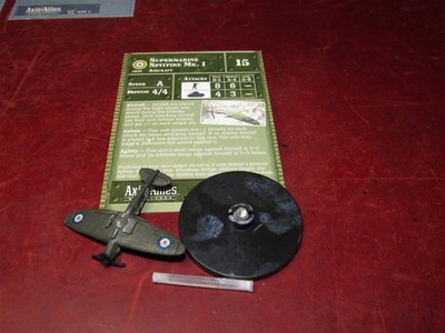 Axis & Allies Miniatures 05/60: Supermarine Spitfire Mk I