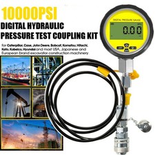 Set tester manometro manometro accoppiamento test pressione idraulica digitale 10000PSI