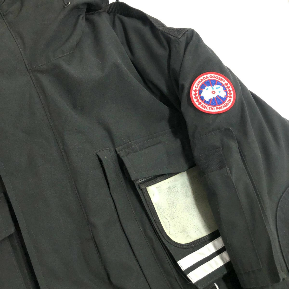CANADA GOOSE Canada Goose Down Coat/SNOW MANTRA Size: S Coyote fur Black Men's thumbnail 8