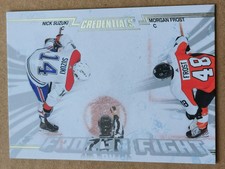 2024-25 Upper Deck Credentials Nick Suzuki Morgan Frost Frozen Fight #FF-SF