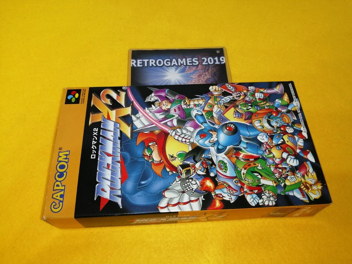 Lotto 5 Giochi Rockman (Mega Man) 7, X, X2, X3 E Soccer Per Super Famicom (SNES) - Testati