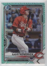 2021 Bowman Chrome Prospects Mega Box Aqua Mojo Refractor Austin Hendrick tj1