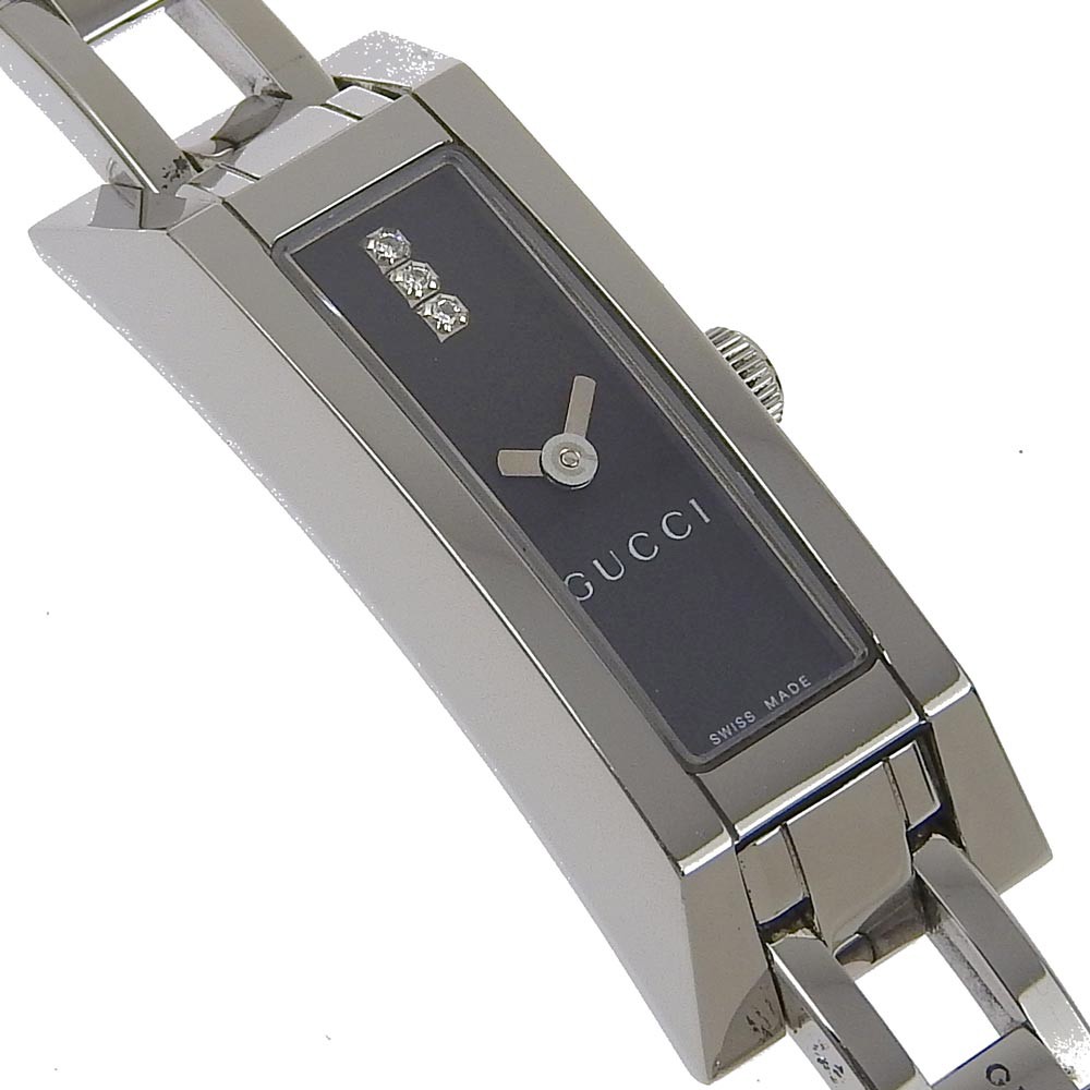 Gucci G-Frame Rectangular Bangle Quartz Watch Sta… - image 6