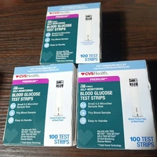 (3) True Metrix Diabetes Test Strips 100 Ct 11/26,300 Total Strips FREE~FAST 📭 