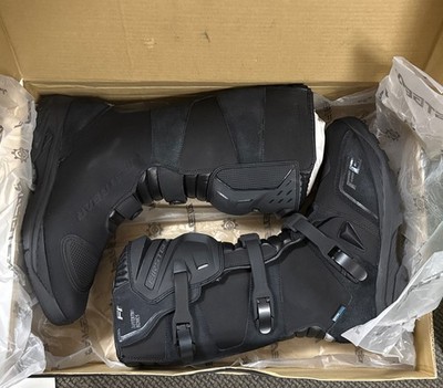 FirstGear Kathmandu Mens Waterproof Motorcycle Boots Black Size 12 NEW in Box