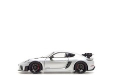 Norev 1:18 Porsche 718 Cayman GT4 RS (982) Weissach Package in GT Silver