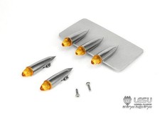 LESU 1:14 Metal Lamp Cup 3MM Lights for DIY TAMIYA Tractor Truck King Hauler